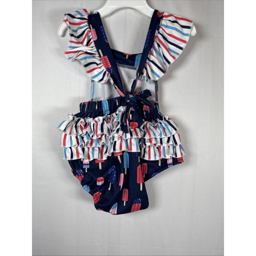 Pete And Lucy Popsicle Print Romper Size 12-18 M Preowned - Picture 4 of 11